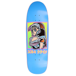 JK Industries Skateboard Deck Lance Dream Girl Shaped 9.5" Blue Hook Ups