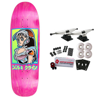 JK Industries Skateboard Complete Lance Dream Girl Shaped 9.5" Hook Ups