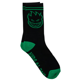 Spitfire Wheels Socks Bighead Black/Green