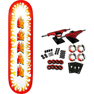 Baker Skateboard Complete Casper Flama Blanca 8.25" x 31.5"