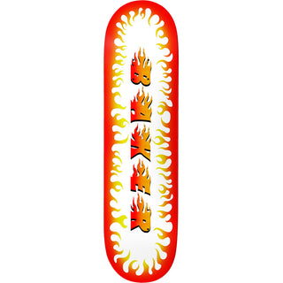 Baker Skateboard Deck Casper Flama Blanca 8.25" x 31.5"