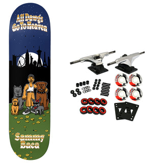 Baker Skateboard Complete Baca All Dawgs Go To Heaven 8.5" x 32"