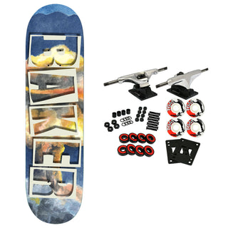 Baker Skateboard Complete Brooker Watercolor 8.38" x 32"