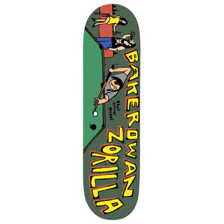 Baker Skateboard Deck Zorilla 8 Ball Corner Pocket 8.5" x 32"
