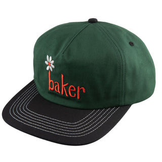 Baker Skateboards Hat Daisy Snapback Green/Black