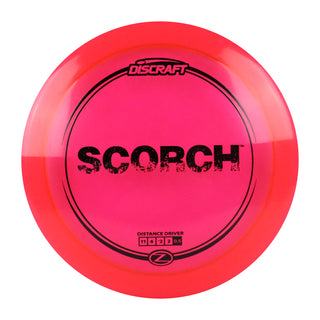 Discraft Disc Golf Z Line Scorch Distance Driver 11/6/-2/2 Red/Black 173-174g
