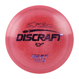 Discraft Disc Golf Paul McBeth Signature ESP Heat Distance Driver 9/6/-3/1 Dark Red/Purple Scales 173-174g