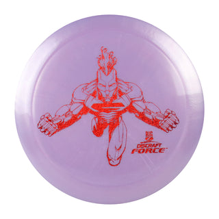 Discraft Disc Golf Big Z Force Distance Driver 12/5/0/3 Light Purple/Red 173-174g