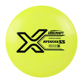 Discraft Disc Golf X Line Avenger SS Distance Driver 10/5/-3/1 Yellow/Black 173-174g