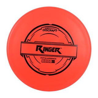 Discraft Disc Golf Putter Line Ringer Putter 4/4/0/2 Red/Black 167-169g