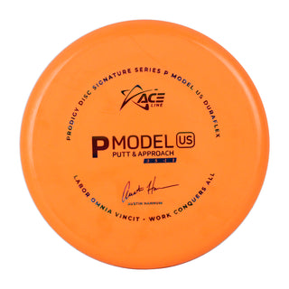 Ace Line Disc Golf P Model US Autin Hanum 2022 Signature Putter 3/5/-1/1 Orange/Rainbow 174g