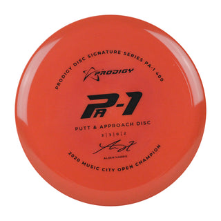 Prodigy Disc Golf PA-1 400 Alden Harris 2022 Signature Putter 3/3/0/2 Red/Black 170g