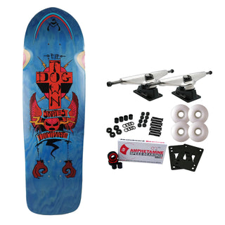 Dogtown Skateboard Complete Dominate Pool Shape Blue 9.0" x 31.875"