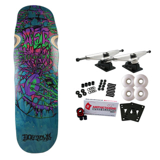 Dogtown Skateboard Complete Web Pool Shape Blue 9.25" x 32.2"