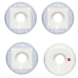 Chocolate Skateboard Wheels 53mm 99A Bandana Conical White/Blue