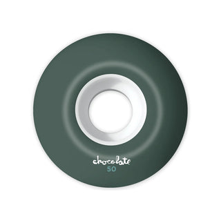 Chocolate Skateboard Wheels 50mm 99A OG Chunk Staple White/Green