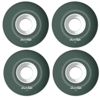 Chocolate Skateboard Wheels 50mm 99A OG Chunk Staple White/Green