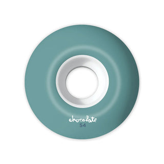 Chocolate Skateboard Wheels 54mm 99A OG Chunk Staple White/Blue