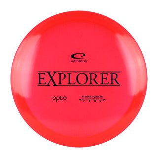 Latitude 64 Disc Golf Opto Explorer Fairway Driver 7/5/0/2 Red/Purple 173g