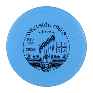 Westside Disc Golf Origio Harp Midrange 4/3/0/3 Blue/Blue 176g