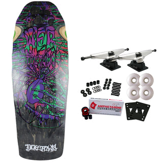 Dogtown Old School Skateboard Complete Web Reissue Black/White 10.25" x 30.7"