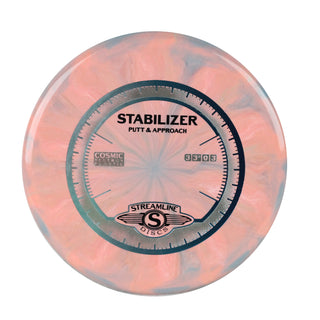 Streamline Disc Golf Cosmic Neutron Stabilizer Putter 3/3.5/0/3 Orange Swirl 2 169g