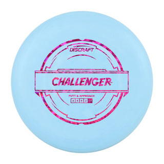 Discraft Disc Golf Putter Line Challenger 2/3/0/2 Light Blue/Magenta Shatter 173-174g