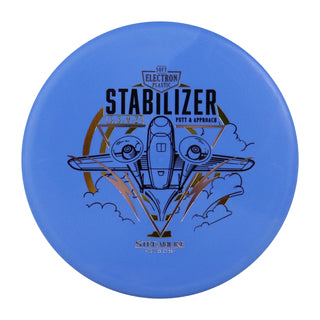 Streamline Disc Golf Electron Stabilizer Firm Putter 3/3.5/0/2.5 Blue/Gold 174 grams