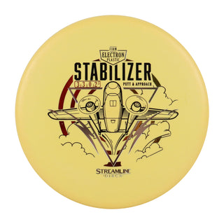 Streamline Disc Golf Electron Stabilizer Firm Putter 3/3.5/0/2.5 Light Orange/Red 168 grams