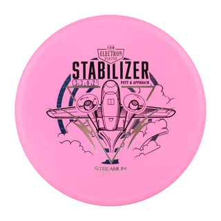 Streamline Disc Golf Electron Stabilizer Firm Putter 3/3.5/0/2.5 Pink/Blue 175 grams