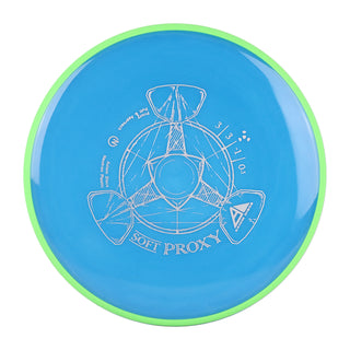 Axiom Disc Golf Neutron Proxy Soft Putter 3/3/-1/0.5 Blue/Green 169 grams