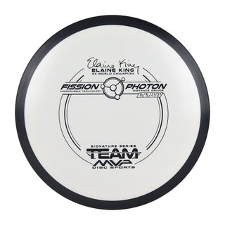 MVP Disc Golf Fission Elaine King Photon Distance Driver 11/5/-1/2.5 White 148 grams