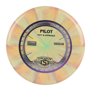Streamline Disc Golf Cosmic Neutron Pilot Putter 2/5/0/1 Light Orange Cream 172 grams