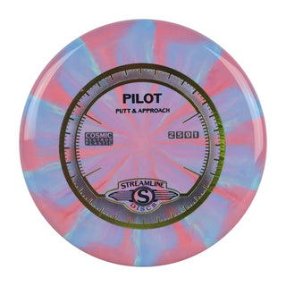 Streamline Disc Golf Cosmic Neutron Pilot Putter 2/5/0/1 Red Purple 172 grams