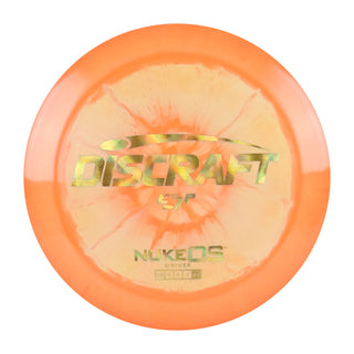 Discraft Disc Golf ESP Nuke OS Distance Driver 13/4/0/4 Orange CrÃ¨me/Gold Weave 173-174g