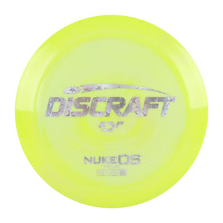 Discraft Disc Golf ESP Nuke OS Distance Driver 13/4/0/4 Neon Yellow/Metal Plate 173-174g