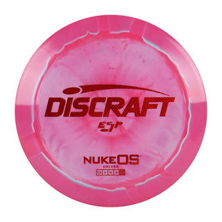 Discraft Disc Golf ESP Nuke OS Distance Driver 13/4/0/4 Berry Smoothie/Gold Weave 173-174g