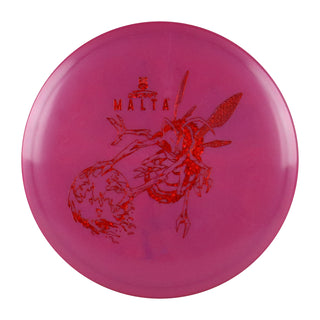 Discraft Disc Golf Paul McBeth Signature Big Z Malta Midrange 5/4/1/3 Purple/Red Shatter 170-172g