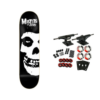 Zero Skateboard Complete Misfits Big Fiend Black/White 9.0" x 33"