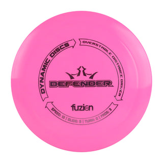 Dynamic Disc Golf BioFuzion Defender Distance Driver 13/5/0/3 Pink/Pink 174 grams