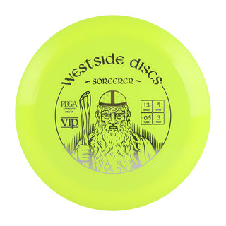 Westside Disc Golf VIP Sorcerer Distance Driver 13/5/-0.5/3 Yellow/Silver 176 grams