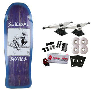 Dogtown Old School Skateboard Complete Pool Skater Blue Fade Purple 10.12" x 32.32"