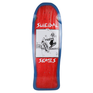 Dogtown Old School Skateboard Deck Pool Skater Blue Fade Red 10.12" x 32.32"