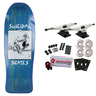 Dogtown Old School Skateboard Complete Pool Skater Blue Fade Blue 10.12" x 32.32"