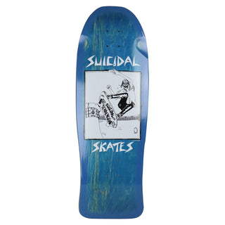 Dogtown Old School Skateboard Deck Pool Skater Blue Fade Blue 10.12" x 32.32"