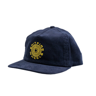Spitfire Wheels Hat Classic 87 Swirl Snapback Navy/Gold