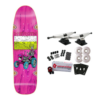 Heroin Skateboard Complete Tom Day Farm God (Assorted) 8.88" x 32"