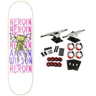 Heroin Skateboard Complete Wilson Die Tonight 8.5" x 32"