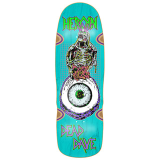 Heroin Skateboard Deck Dead Dave Die Tonight 10.1" x 32" Assorted Colors