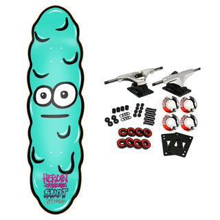 Heroin Skateboard Complete Lil Booger X Snot Egg 8.5" x 32"